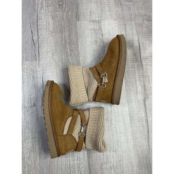 Women's UGG Purl Strap Boot Chestnut Size 7 #1098080 Winter Fall Cozy Warm S - Picture 7 of 8